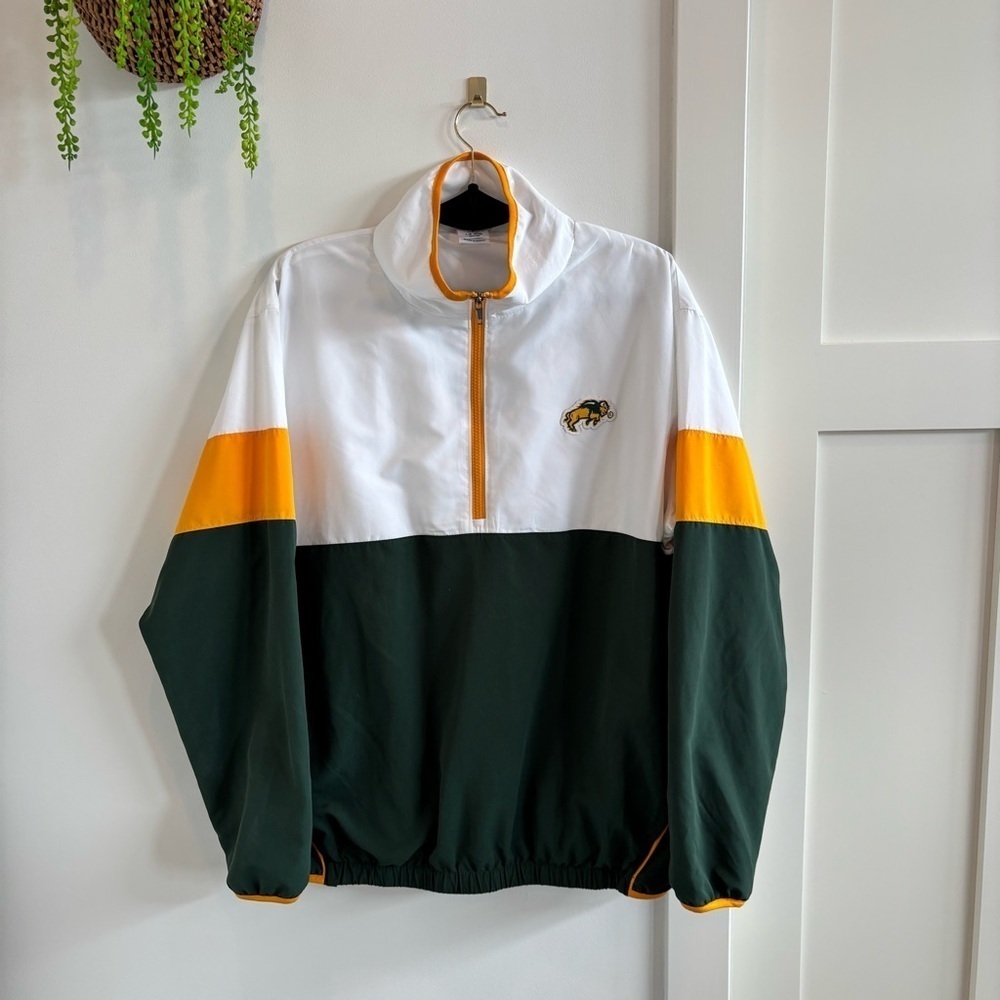 North Dakota State Bison Rivalry Threads Lightweight Jacket Quarter Zip Mens M